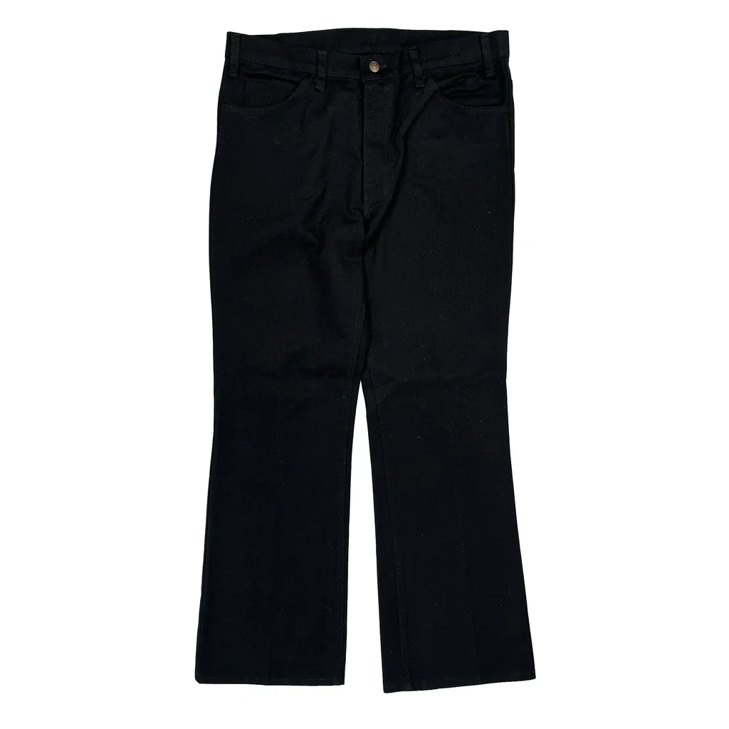Unbranded Chinos - 34W 31L Black Cotton - Image 2