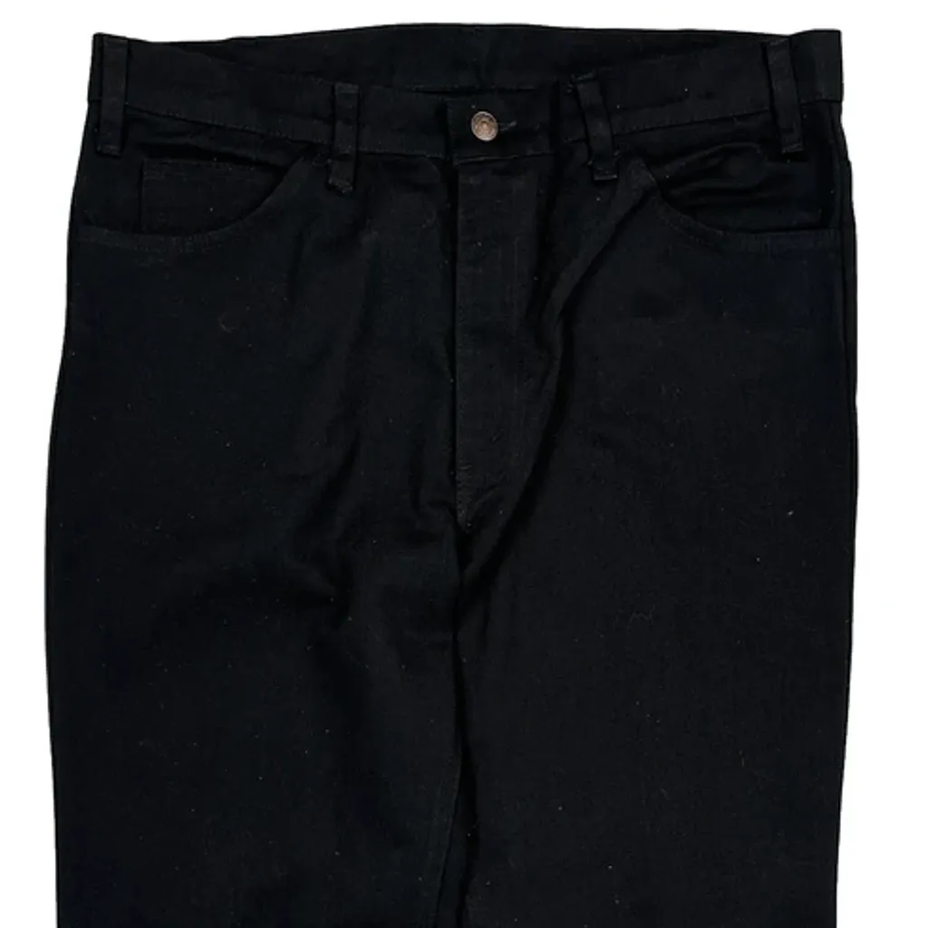 Unbranded Chinos - 34W 31L Black Cotton - Image 9