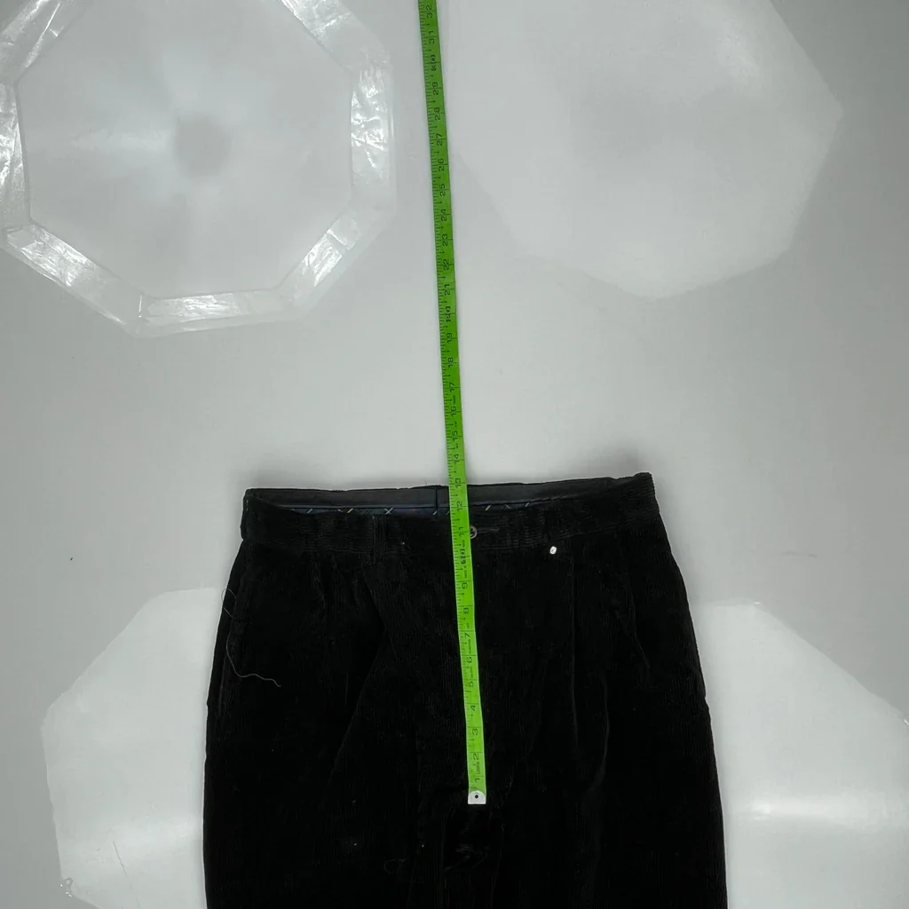 Unbranded Cord Pants - 32″ Waist Black Cotton - Image 4