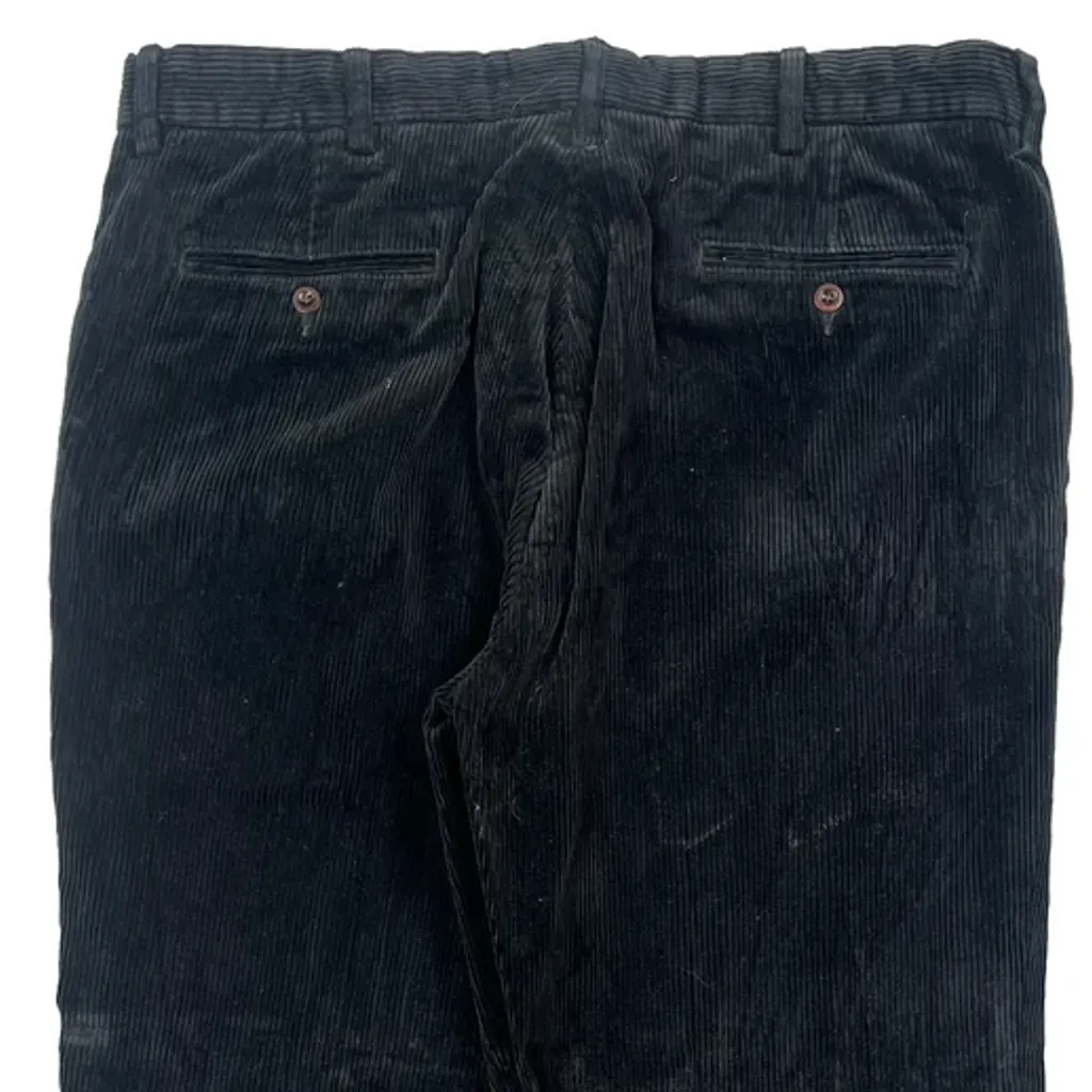 Unbranded Cord Trousers - 34″ Waist Black Corduroy - Image 6