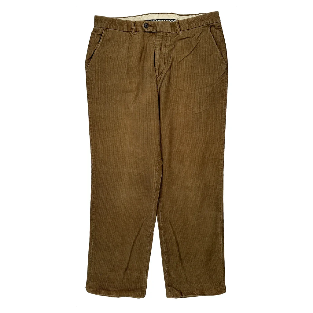 Unbranded Cord Trousers - 32″ Waist Brown Corduroy - Image 2