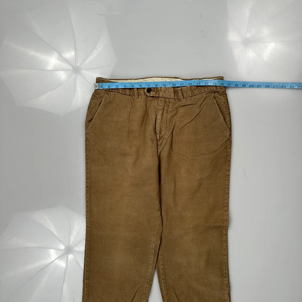 Unbranded Cord Trousers - 32″ Waist Brown Corduroy - Image 3