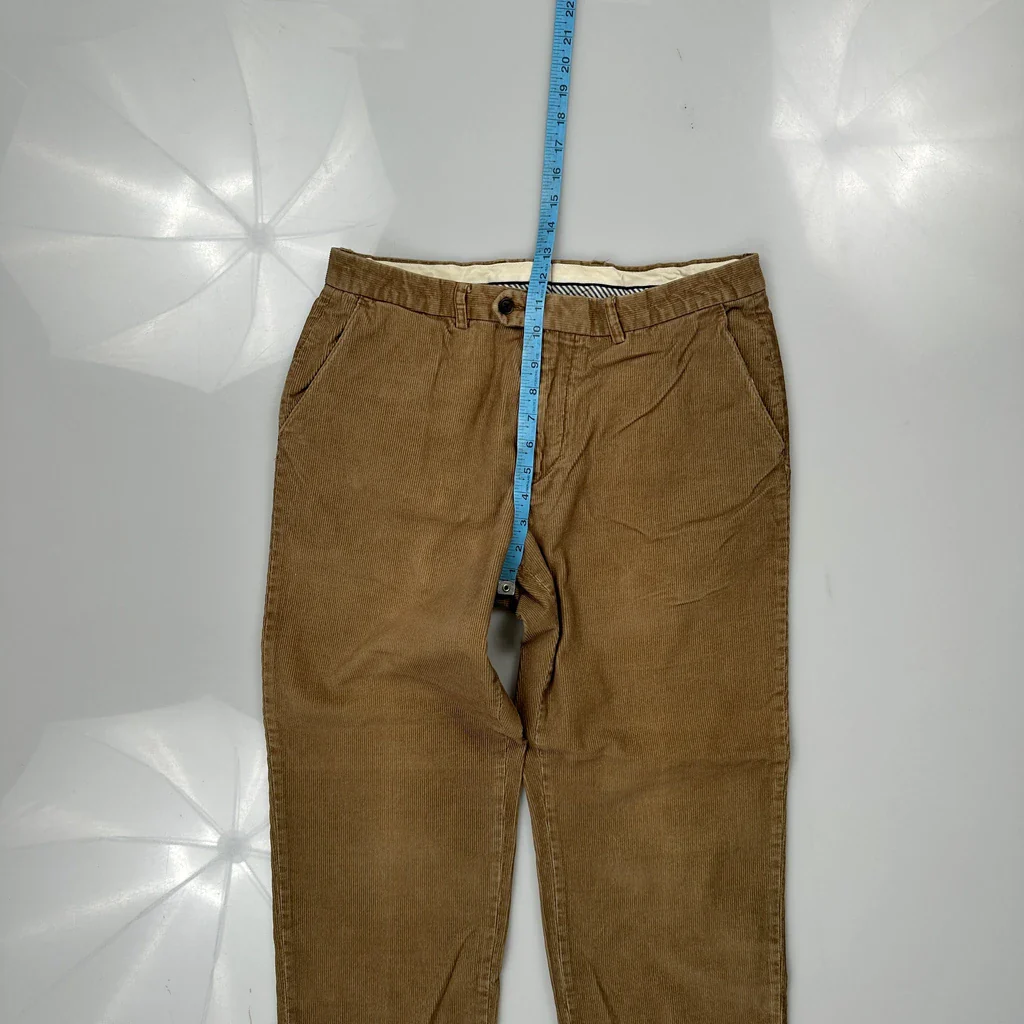 Unbranded Cord Trousers - 32″ Waist Brown Corduroy - Image 4