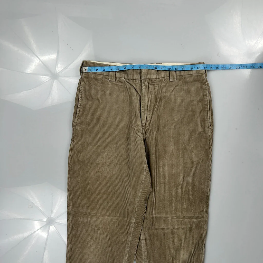 Unbranded Cord Trousers - 34″ Waist Brown Corduroy - Image 3