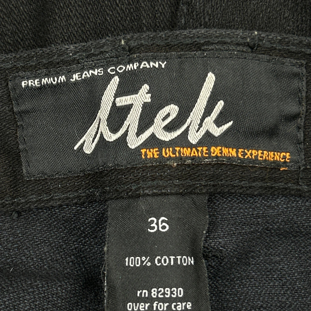 Unbranded Baggy Denim Shorts - 36W 10L Black Cotton - Image 6