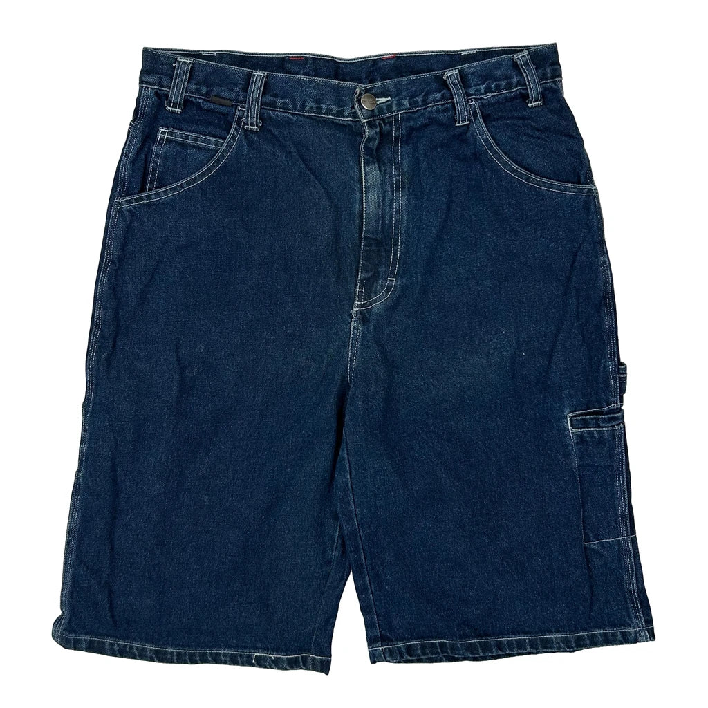 Unbranded Denim Shorts - 32W 11L Blue Cotton - Image 2