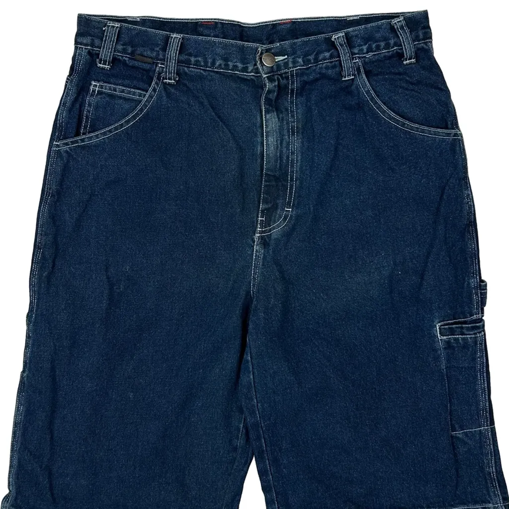 Unbranded Denim Shorts - 32W 11L Blue Cotton - Image 9