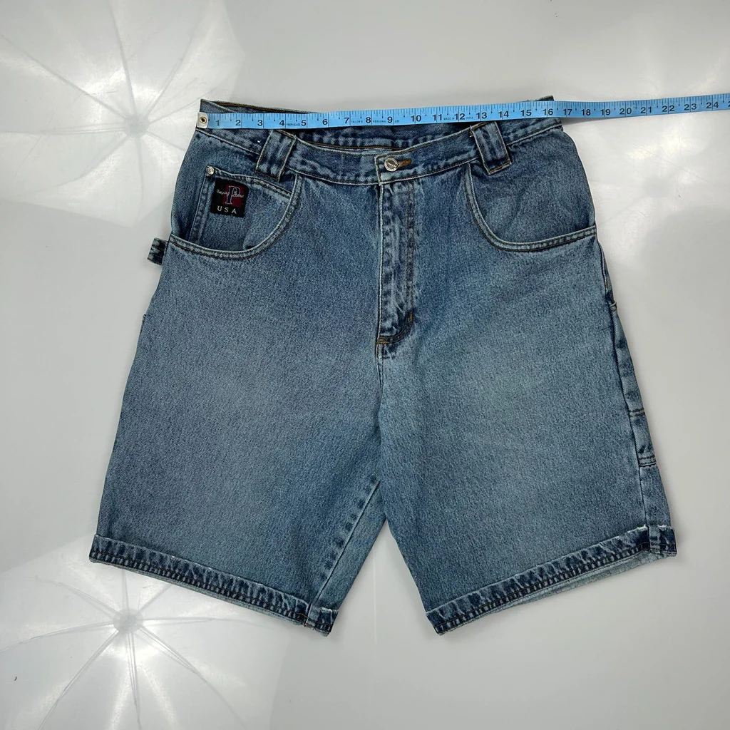 Unbranded Denim Shorts - 32W 11L Blue Denim - Image 3