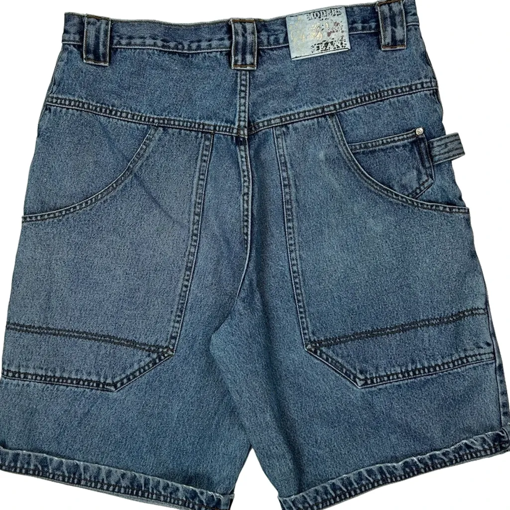 Unbranded Denim Shorts - 32W 11L Blue Denim - Image 6