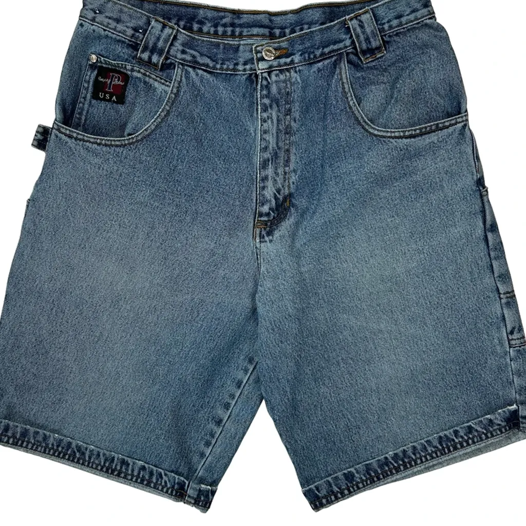 Unbranded Denim Shorts - 32W 11L Blue Denim - Image 8