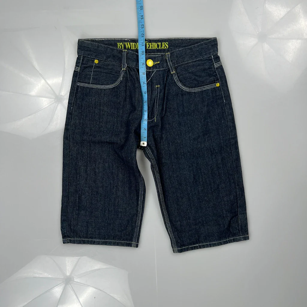 Unbranded Denim Shorts - 30W 12L Dark Wash Denim - Image 4