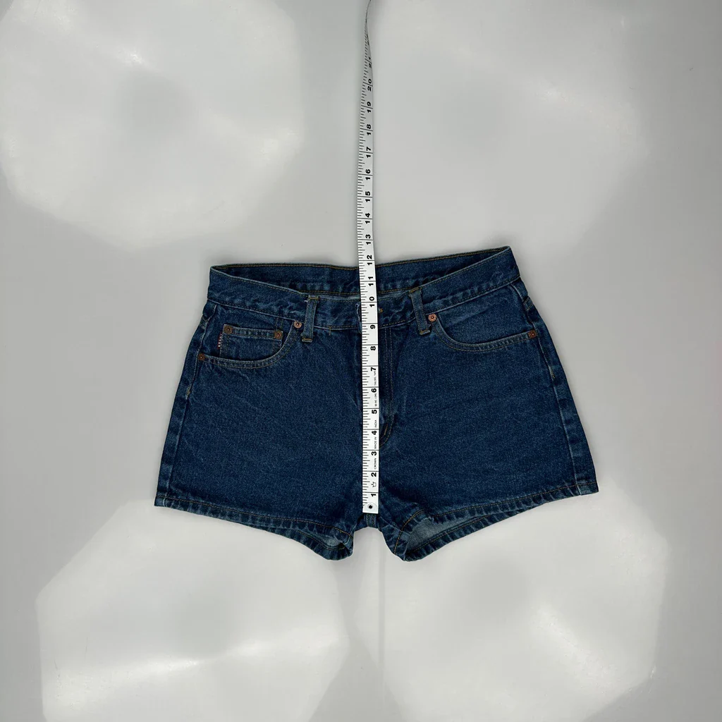 Unbranded Mini Denim Shorts - 29W UK 10 Blue Denim - Image 4