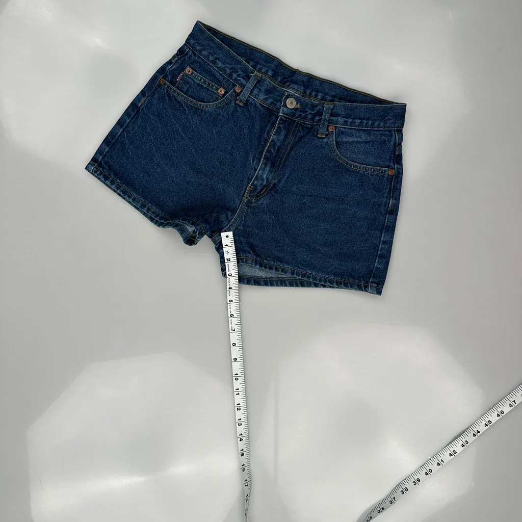 Unbranded Mini Denim Shorts - 29W UK 10 Blue Denim - Image 5