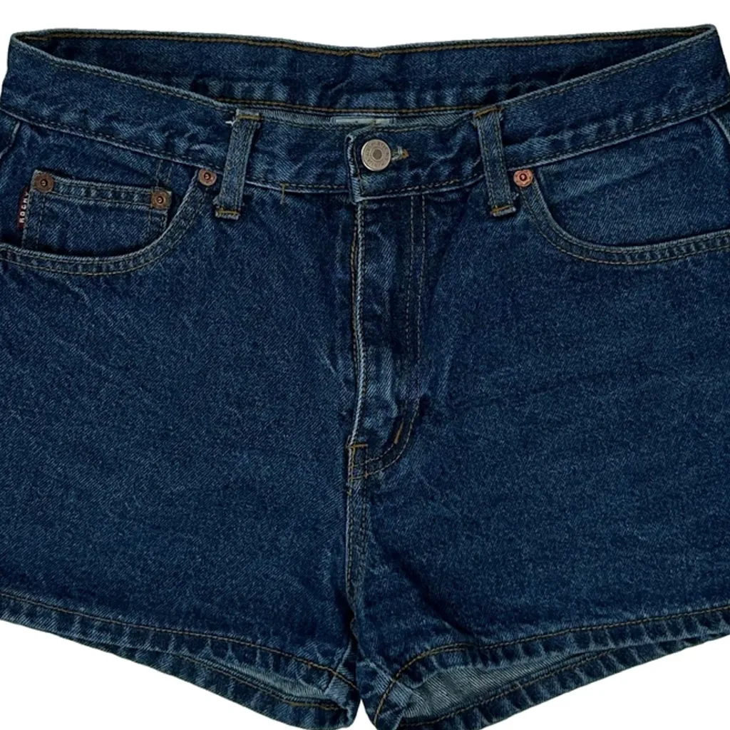 Unbranded Mini Denim Shorts - 29W UK 10 Blue Denim - Image 8