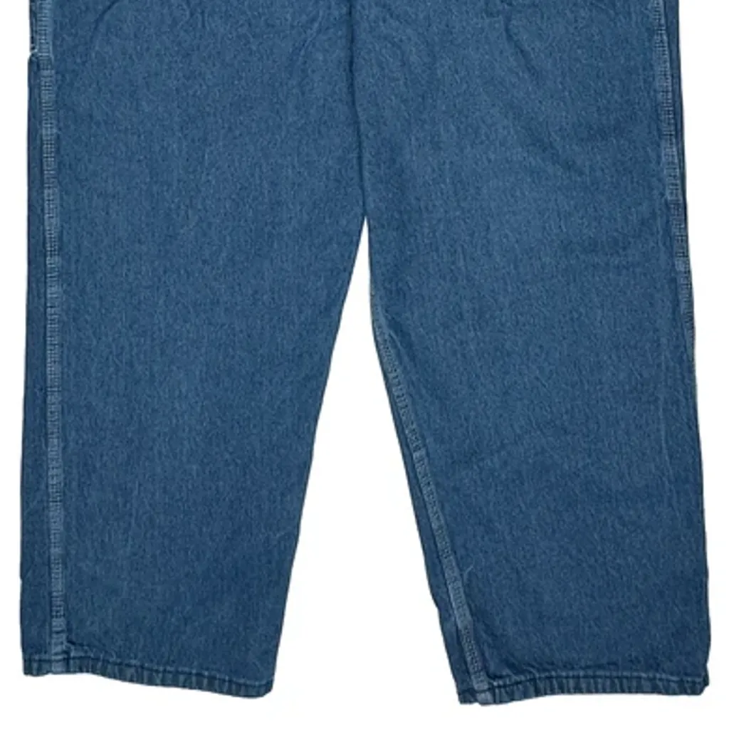 Unbranded Dungarees - 44W 32L Blue Cotton - Image 6