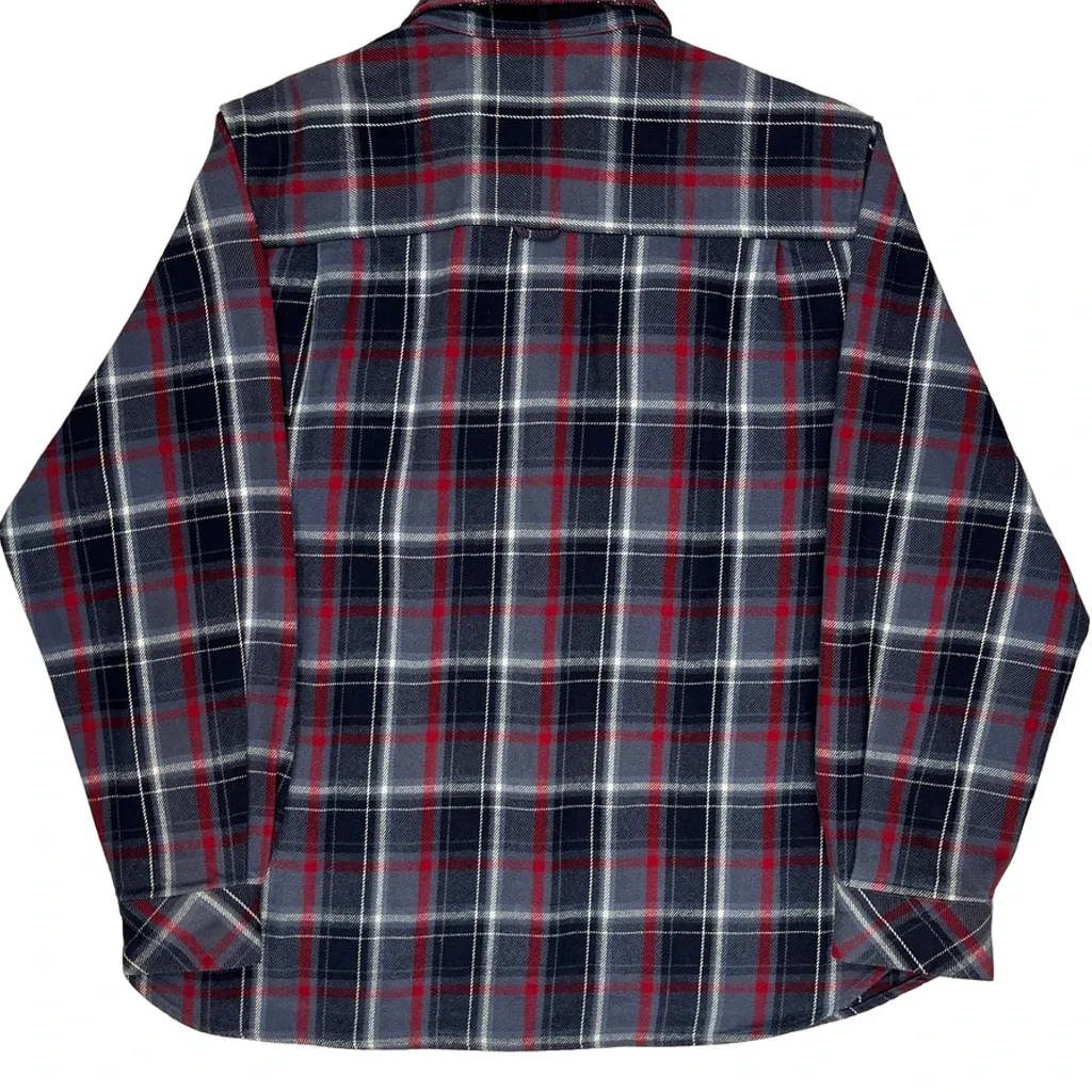Unbranded Flannel Shirt - 2XL Blue Cotton - Image 6