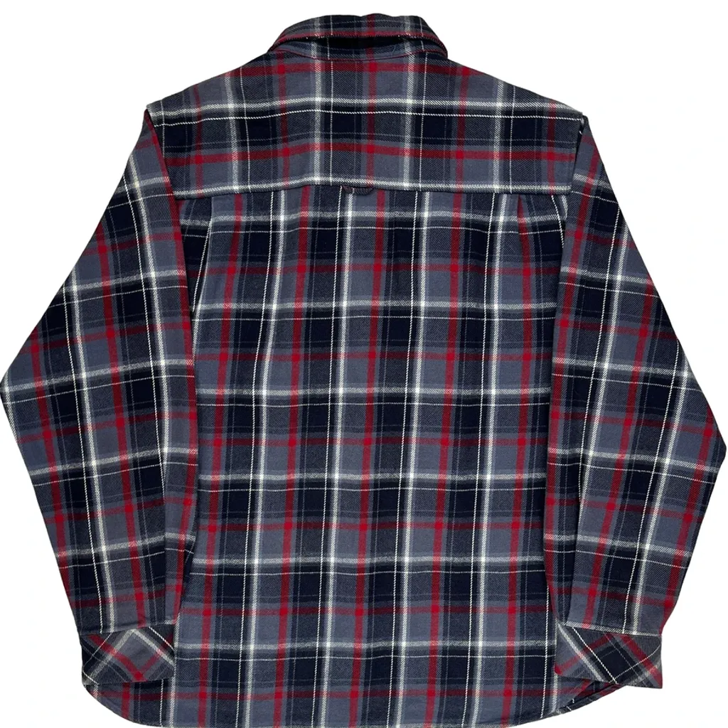 Unbranded Flannel Shirt - 2XL Blue Cotton - Image 7