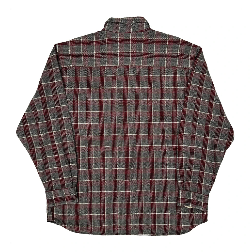 Unbranded Flannel Shirt - XL Gray Cotton - Image 2