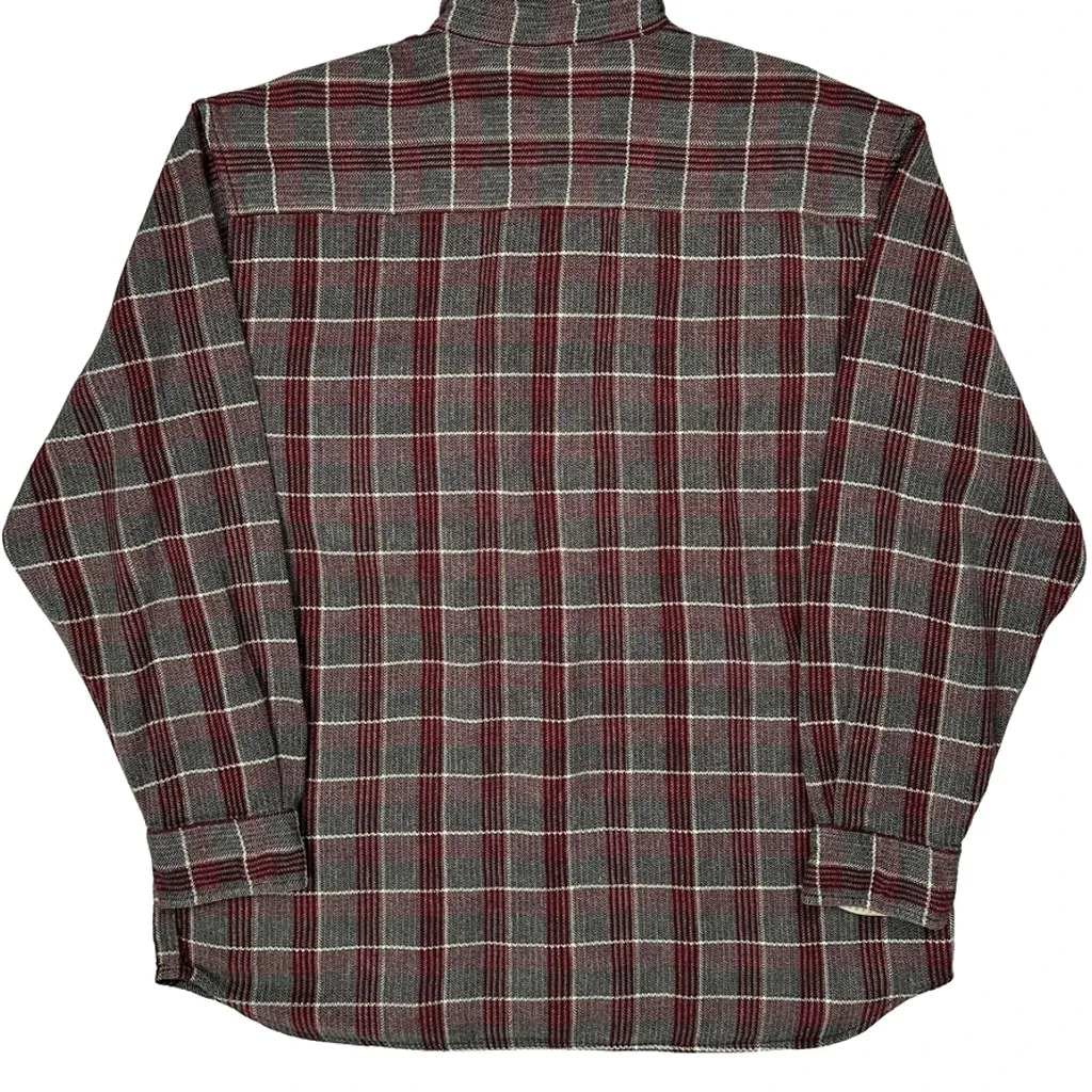 Unbranded Flannel Shirt - XL Gray Cotton - Image 6
