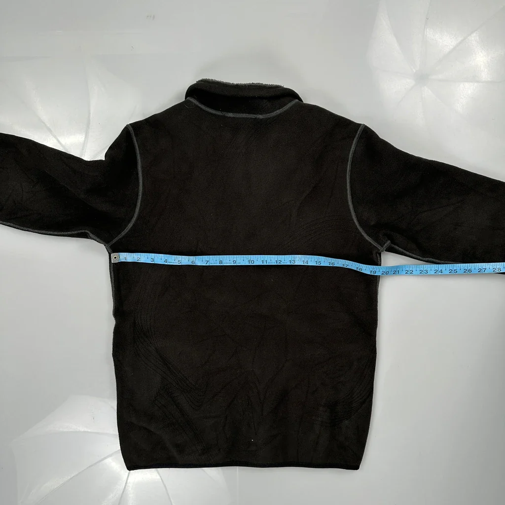 Unbranded Fleece Jacket - XS Black Polyester - Image 3