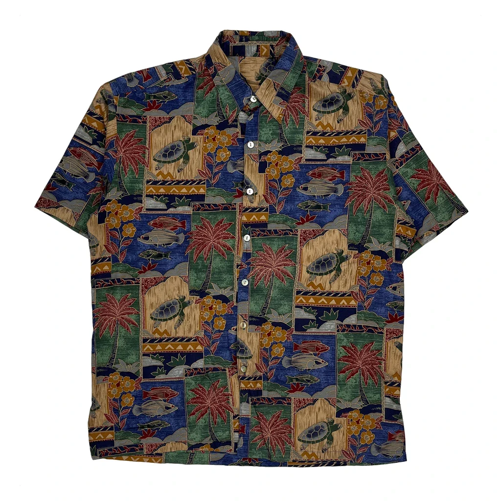 Unbranded Hawaiian Shirt - Small Multicoloured Cotton