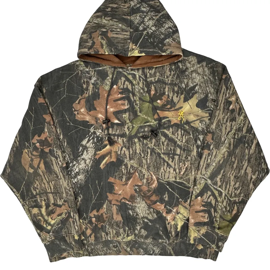 Unbranded Camo Hoodie - 2XL Green Cotton - Image 4
