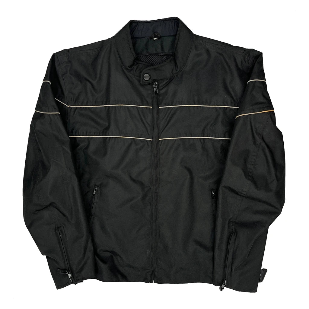 Unbranded Motorcycle Jacket - 2XL Black Polyester