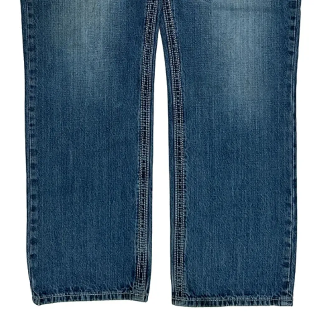 Unbranded Slim Fit Jeans - 36W 30L Blue Cotton - Image 9