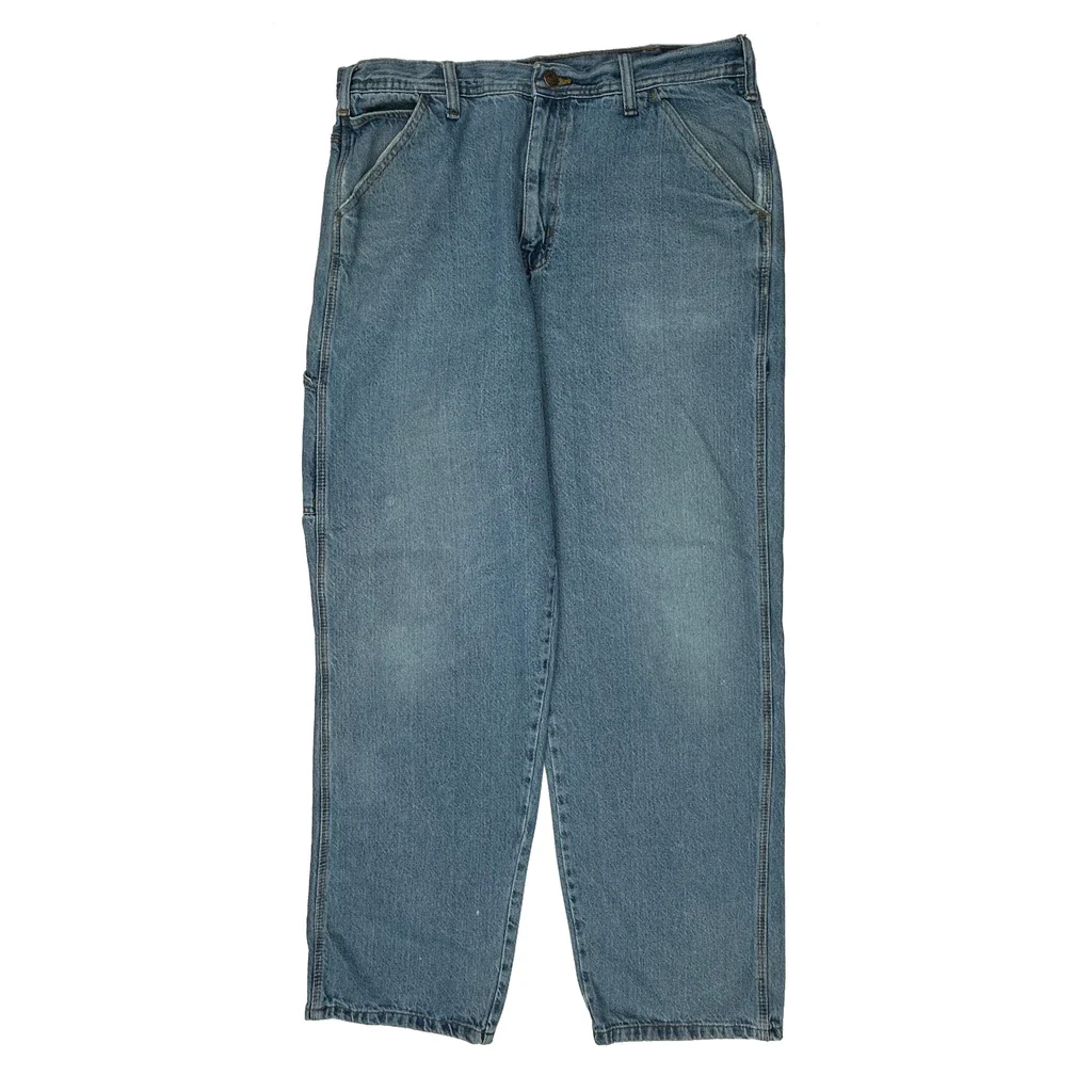 Unbranded Jeans - 36W 33L Blue Cotton - Image 2
