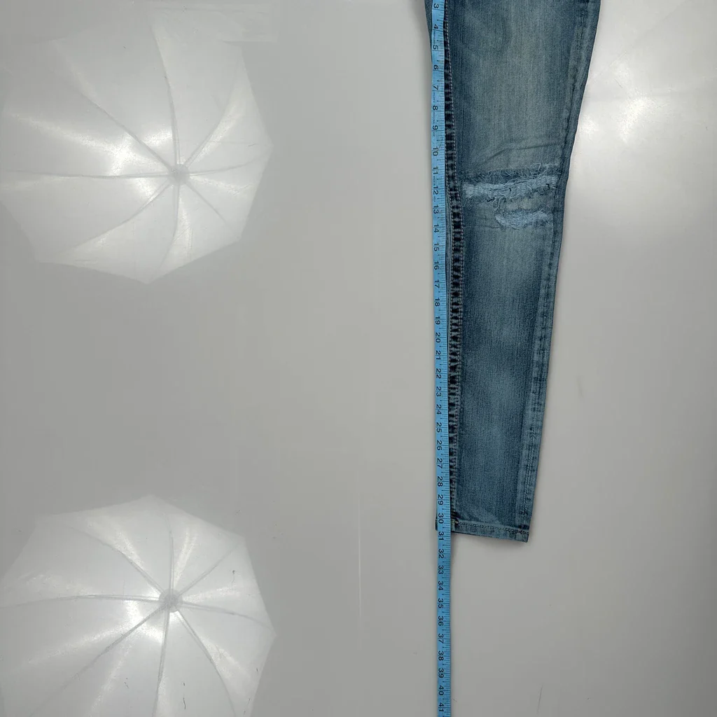 Unbranded Skinny Jeans - 28W UK 6 Blue Denim - Image 5