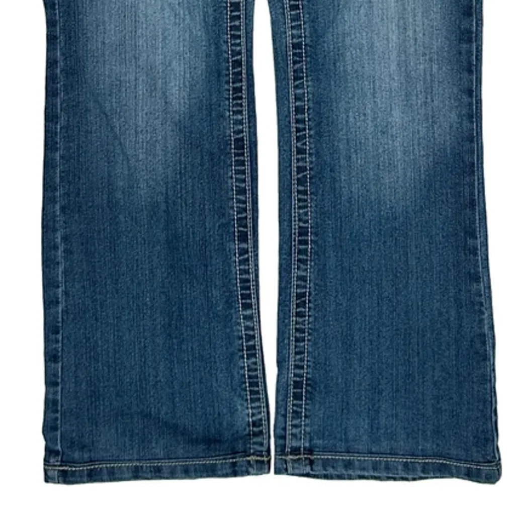Unbranded Boot Cut Jeans - 30W UK 8 Blue Cotton - Image 9