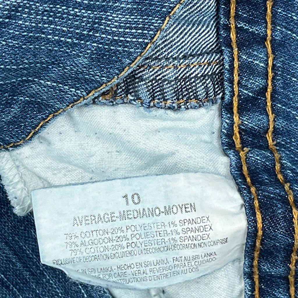 Unbranded Boot Cut Jeans - 31W UK 12 Blue Cotton Blend - Image 6