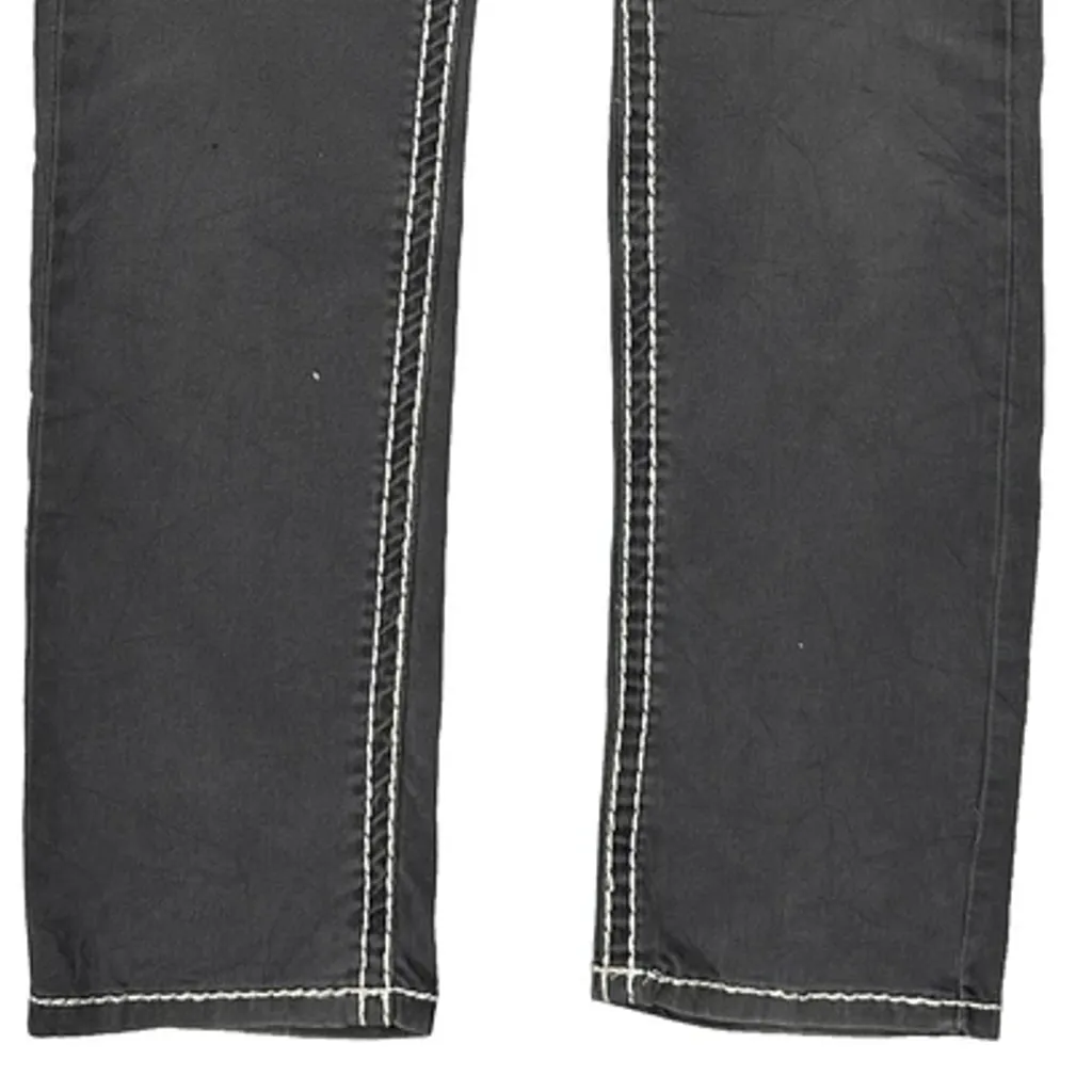 Unbranded Contrast Stitch Jeans - 28W US 4 Gray Cotton - Image 9
