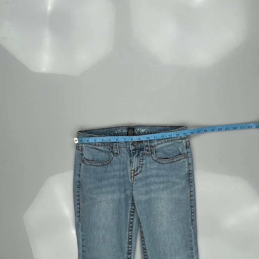 Unbranded Boot Cut Jeans - 30W UK 8 Light Wash Cotton - Image 3