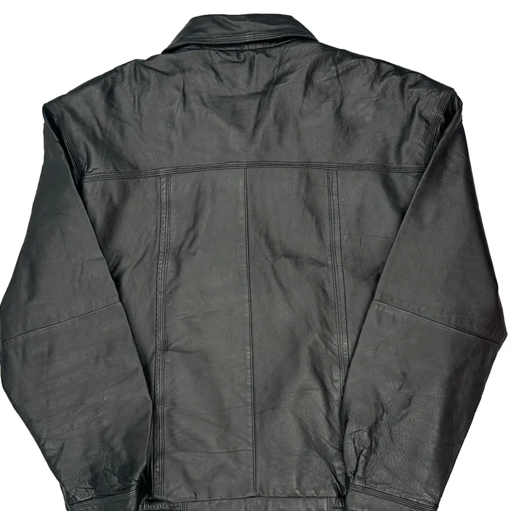 Unbranded Leather Jacket - Large Black Leather - Image 6