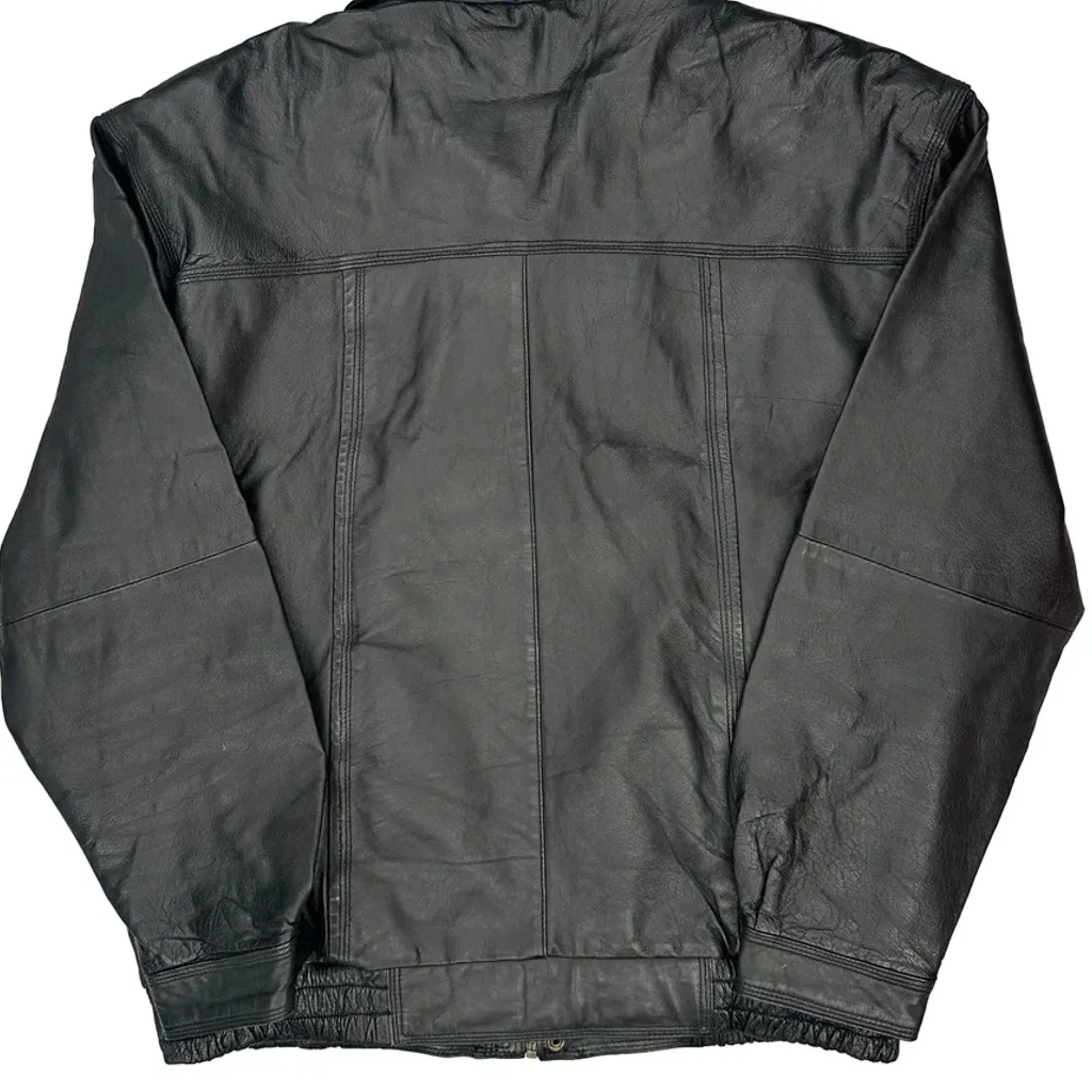 Unbranded Leather Jacket - Large Black Leather - Image 7