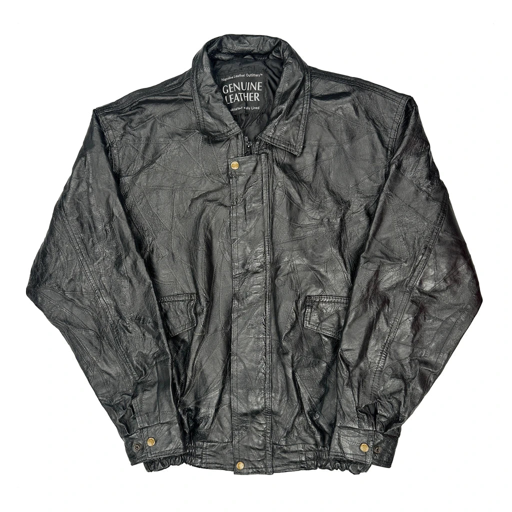 Unbranded Leather Jacket - Large Black Leather