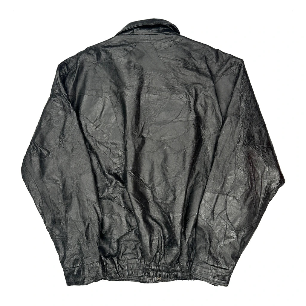 Unbranded Leather Jacket - Large Black Leather - Image 2