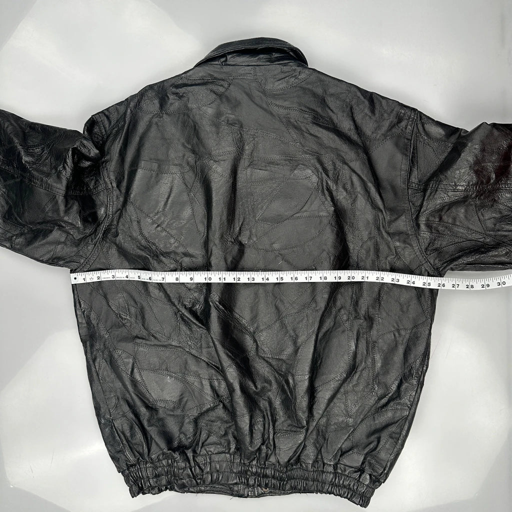 Unbranded Leather Jacket - Large Black Leather - Image 3