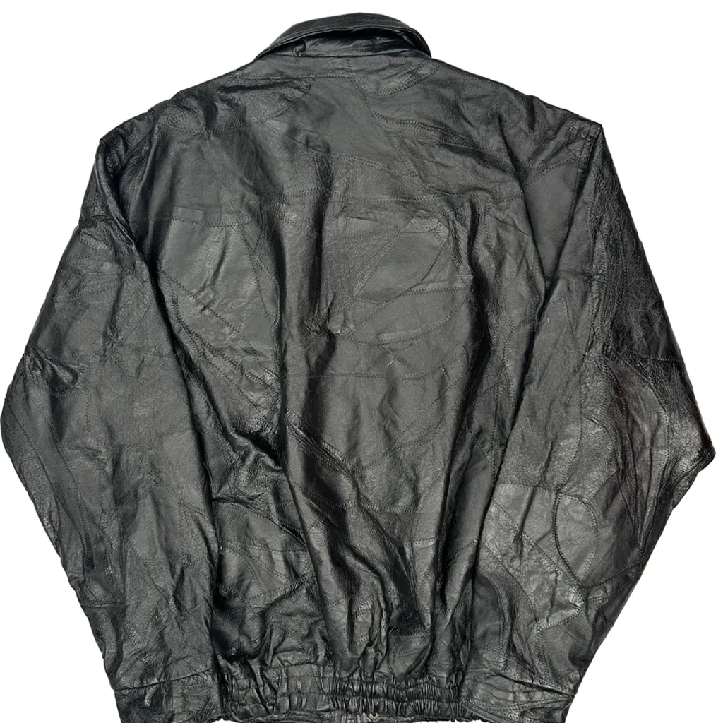 Unbranded Leather Jacket - Large Black Leather - Image 6