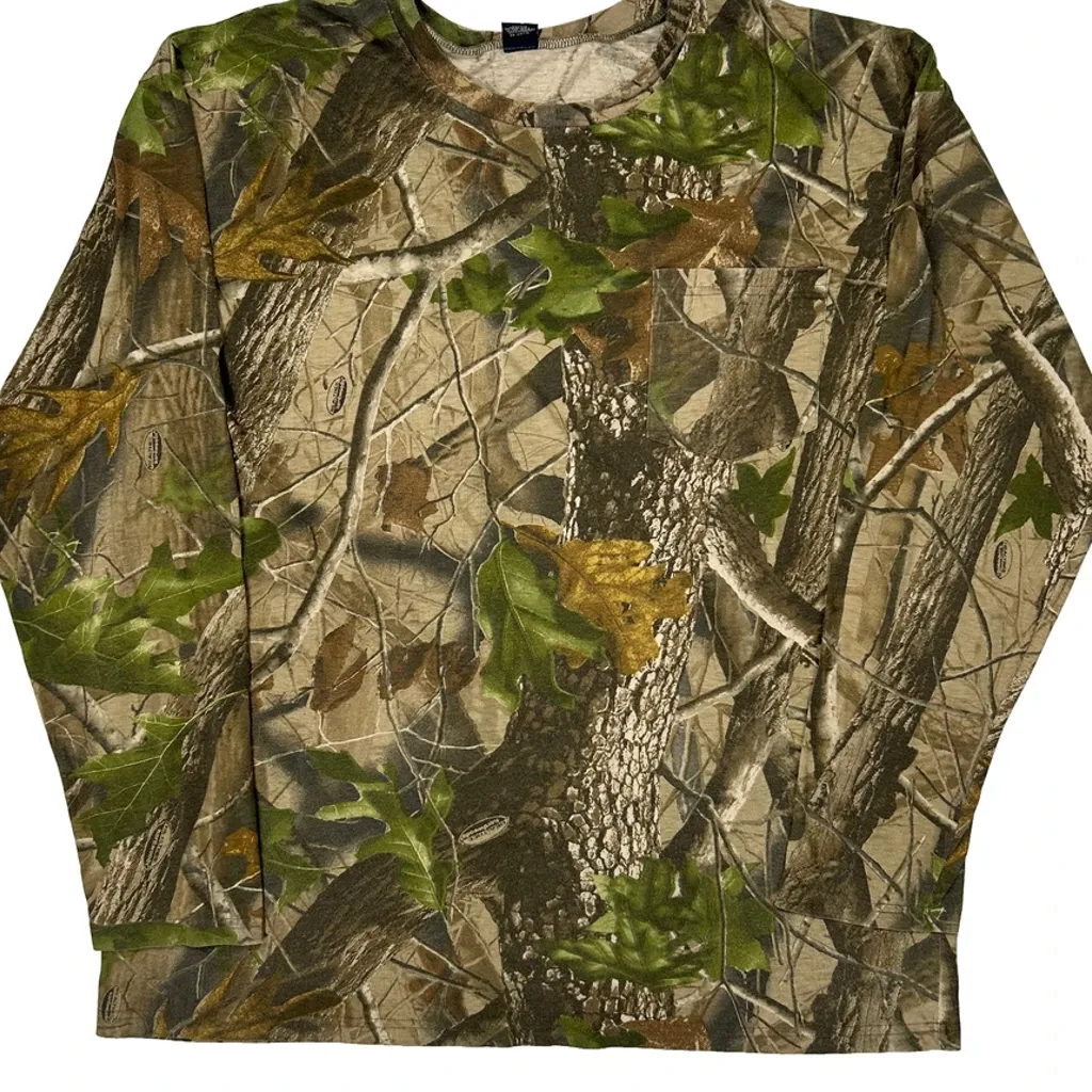 Unbranded Camo Long Sleeve T-Shirt - Large Camo Cotton Blend - Image 5