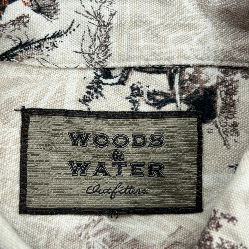 Unbranded Graphic Patterned Shirt - 2XL Beige Cotton - Image 4