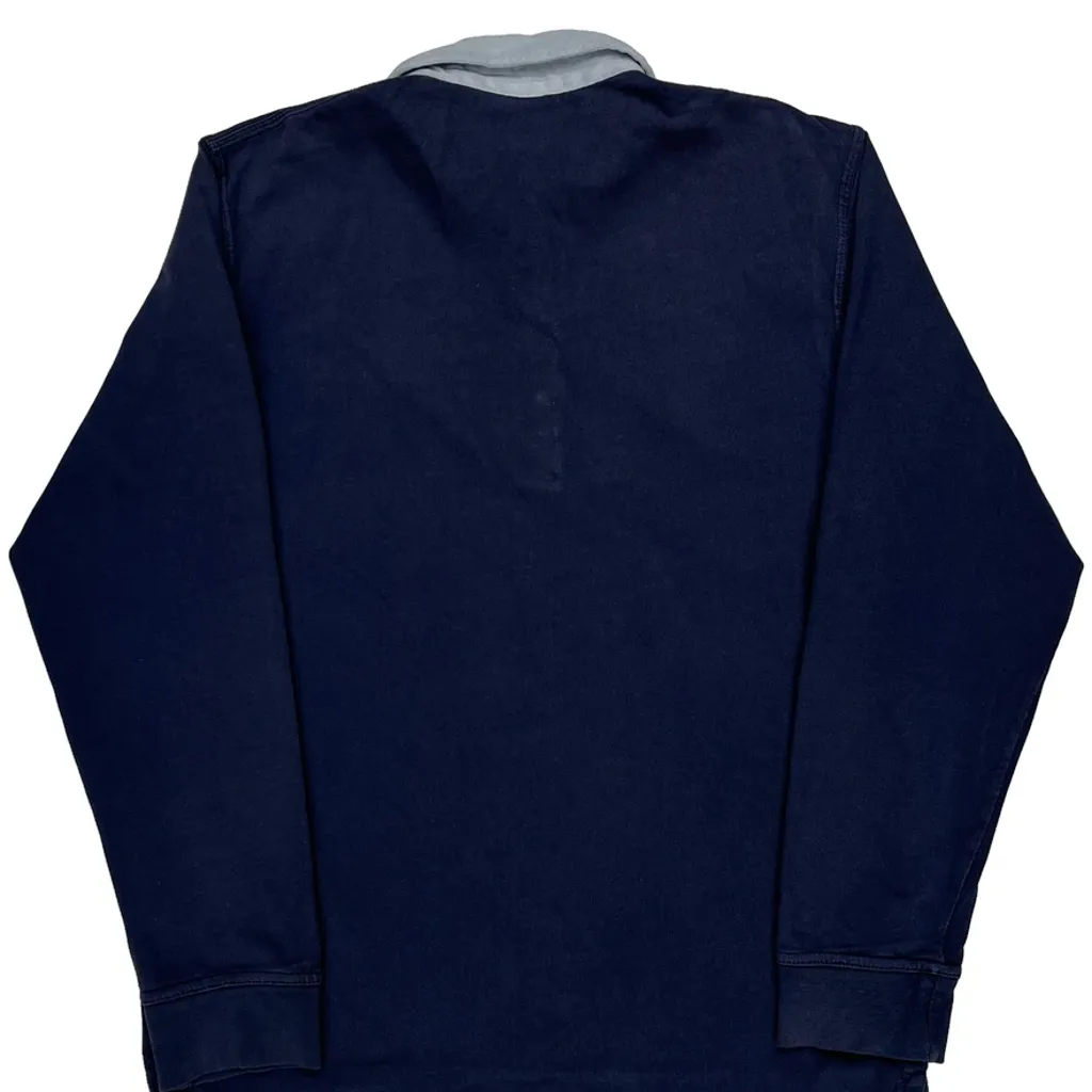 Unbranded Rugby Shirt - Large Blue Cotton - Image 6