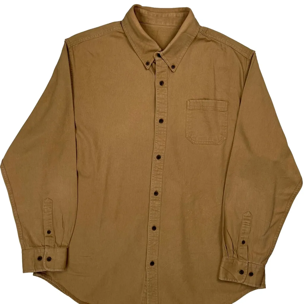 Unbranded Shirt - 3XL Brown Cotton - Image 4