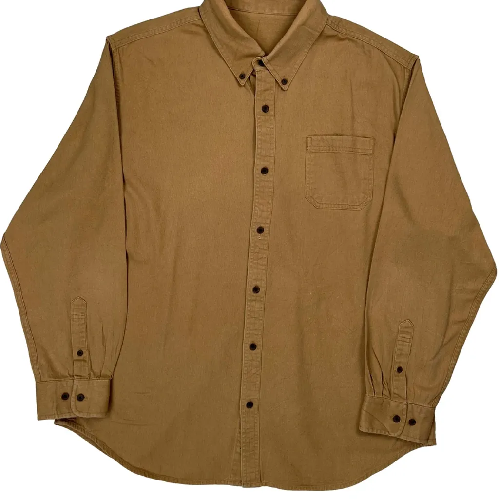 Unbranded Shirt - 3XL Brown Cotton - Image 5