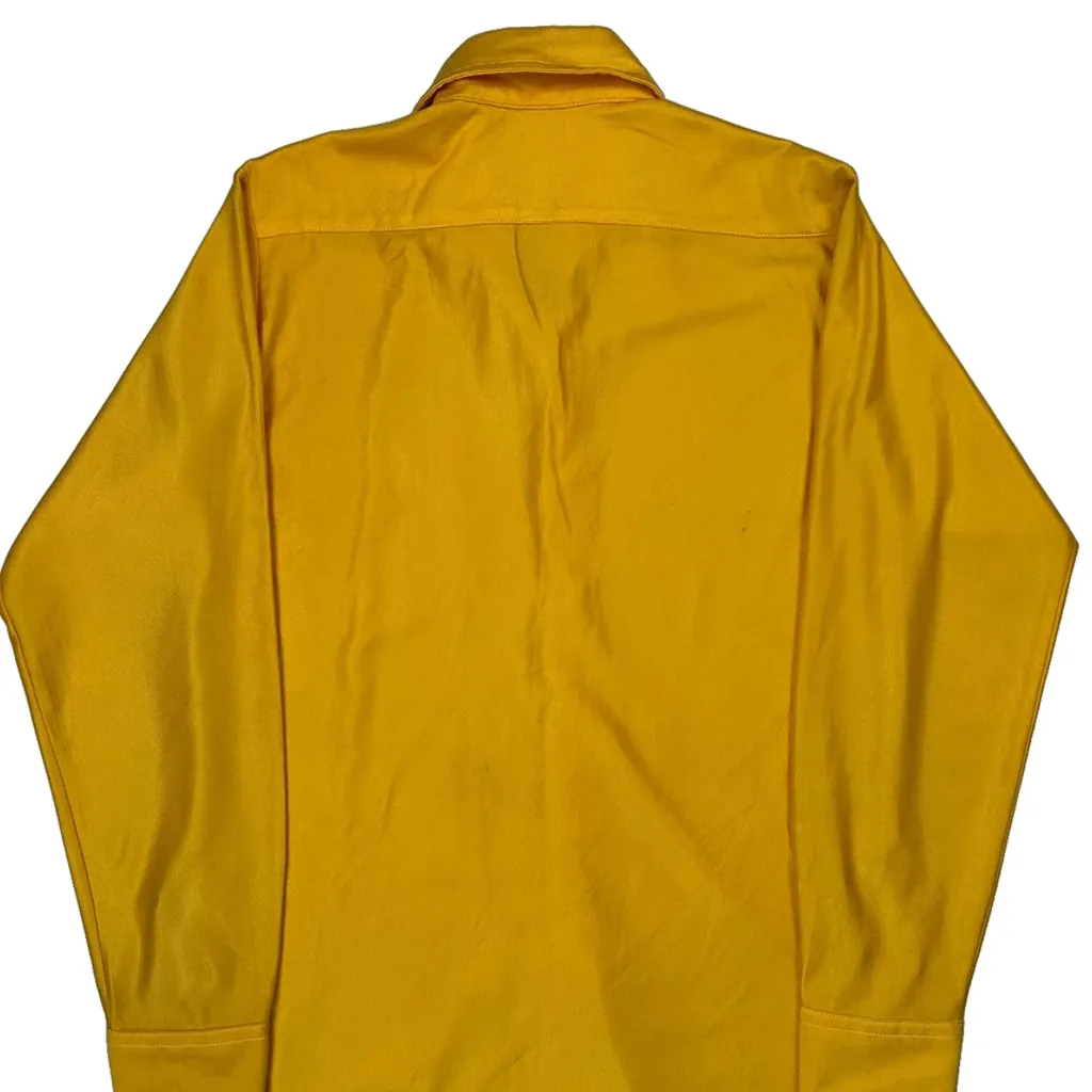 Unbranded Shirt - Medium Yellow Polyester - Image 6