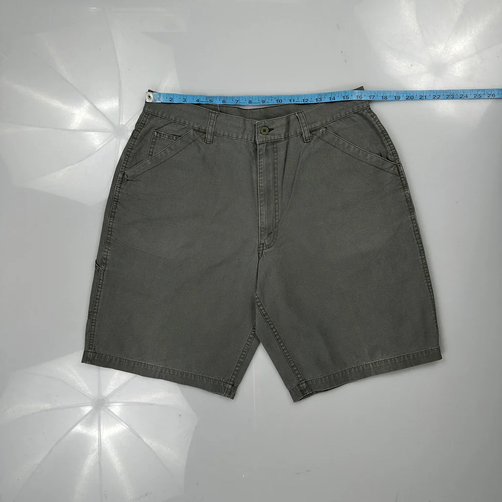 Unbranded Shorts - 33W 10L Grey Cotton - Image 3