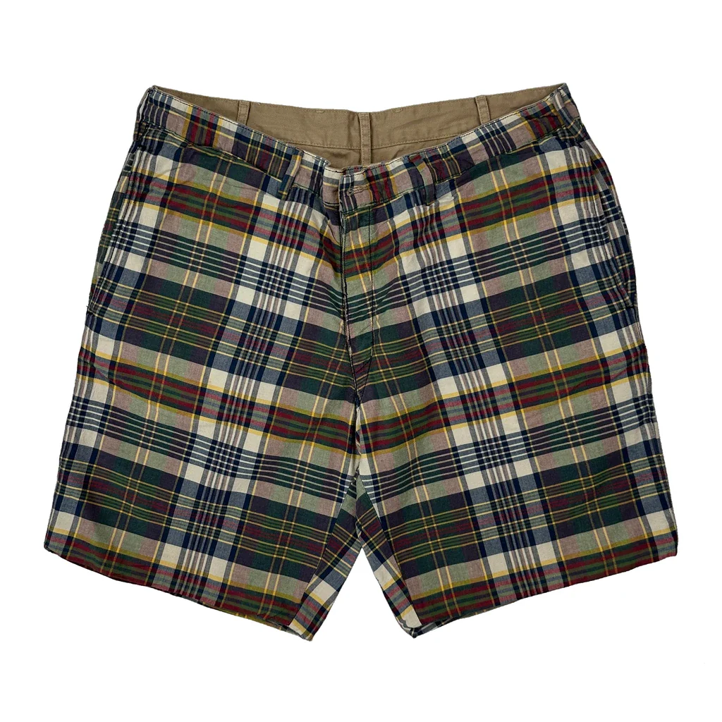 Unbranded Checked Shorts - 32W 9L Multicoloured Cotton - Image 2