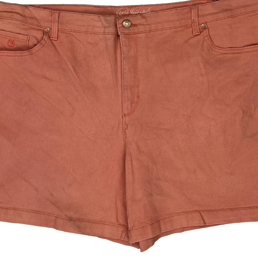 Unbranded Shorts - 42W UK 22 Orange Cotton - Image 10