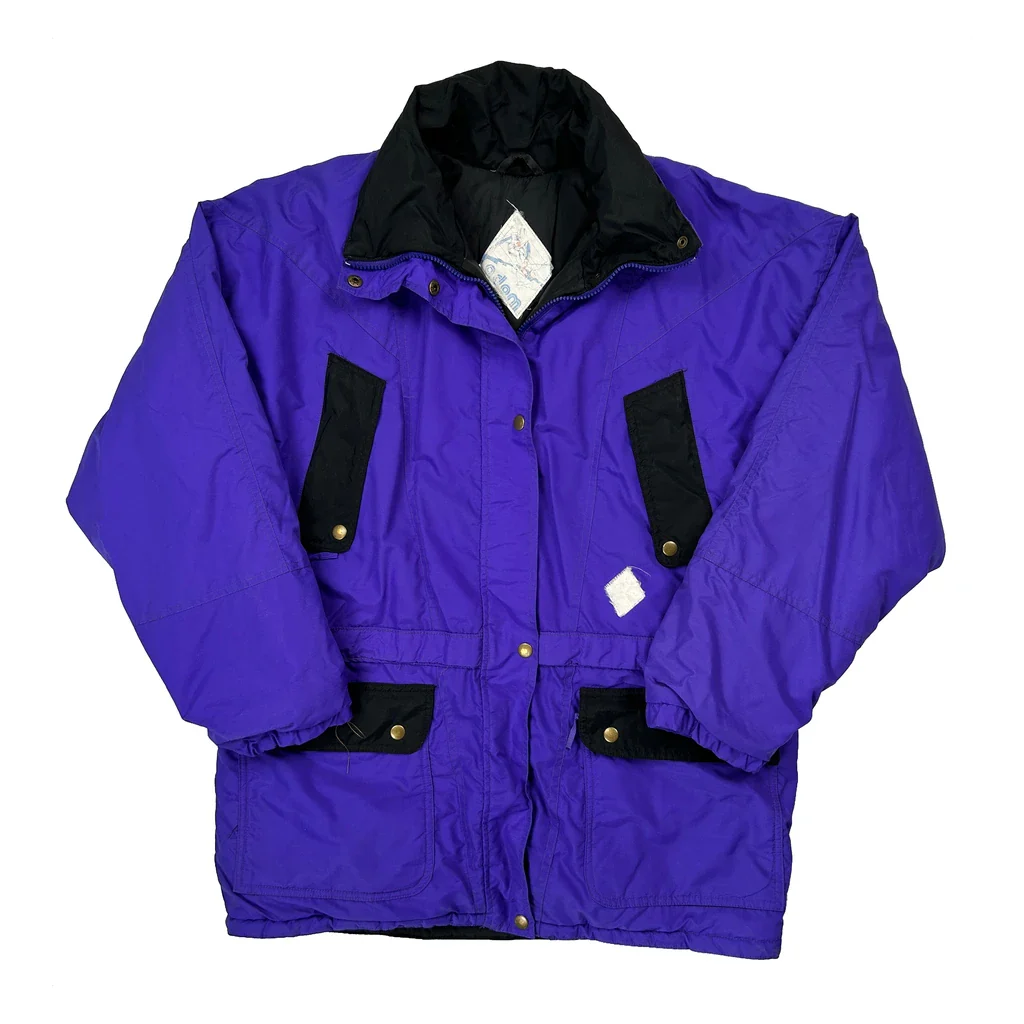 Unbranded Ski Jacket - Large Purple Polyester